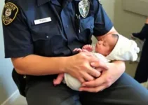 policial amamenta bebê