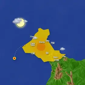 previsão do tempo em Ibirité