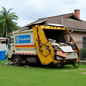 caminhão de lixo