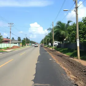 Obras de recuperação e pavimentação