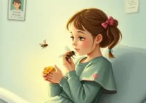 menina atacada por abelhas