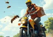 motoboy que salvou menina de ataque de abelhas