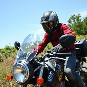 motociclista leva 40 picadas de abelhas