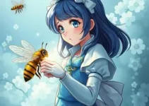 menina atacada por abelhas